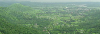 Panoramic view og matheraan, gorjious place in maharashtra